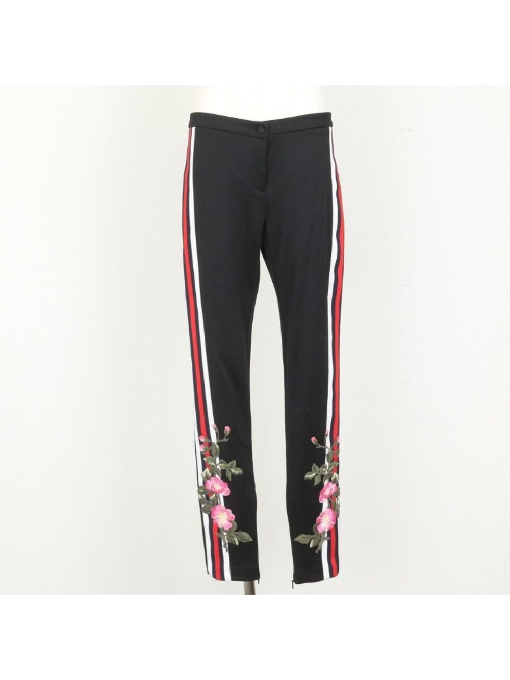 Gucci Flower Embroidery Track Pants Side Line